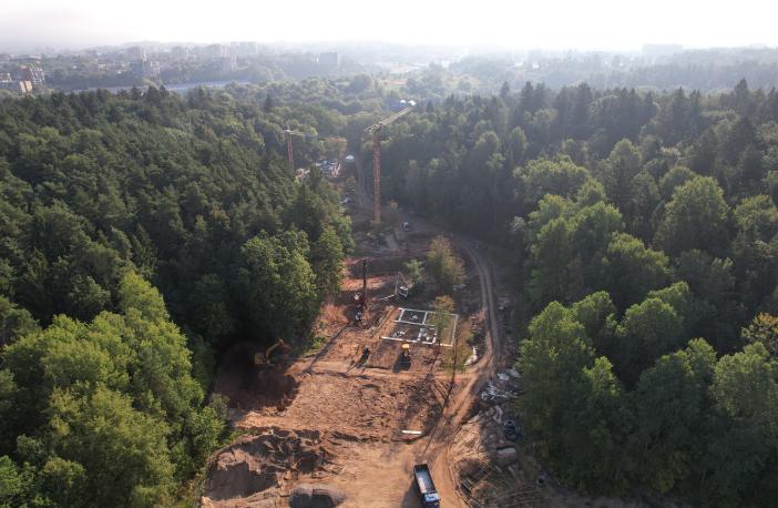 Projekto statybų eiga